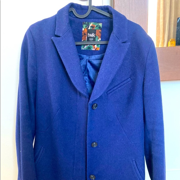 Knee length wool coat - Picture 1 of 5